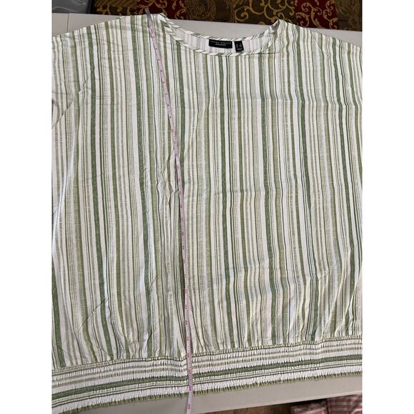 Susan Graver Printed Cool Touch Dolman Sleeve Top PALM LEAF NWOT SIZE 3XL - Picture 7 of 7